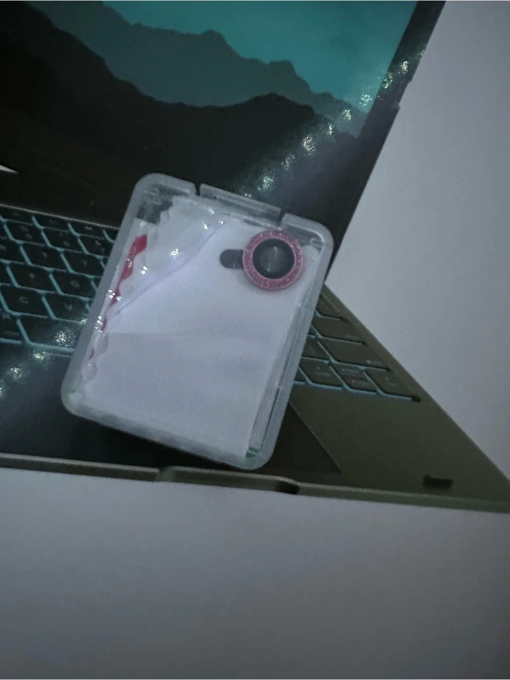 Pink Tablet Keyboard Case with Touchpad - Compatible Tablet Accessory